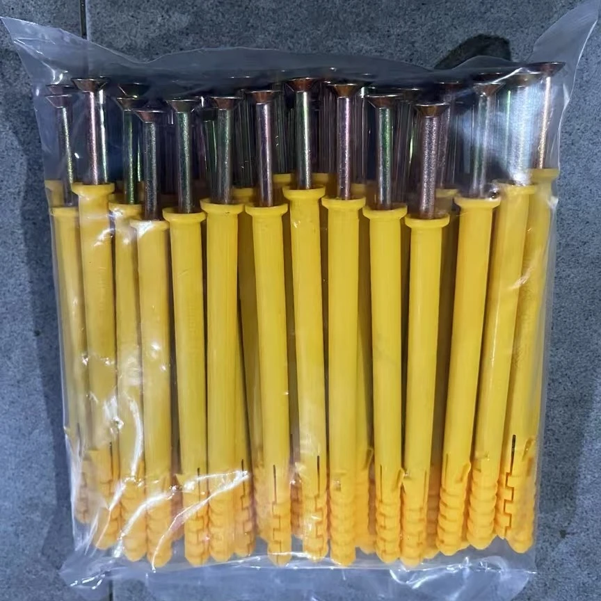 包邮国标小黄鱼膨胀螺丝塑料胀塞自攻螺丝M6M8M10