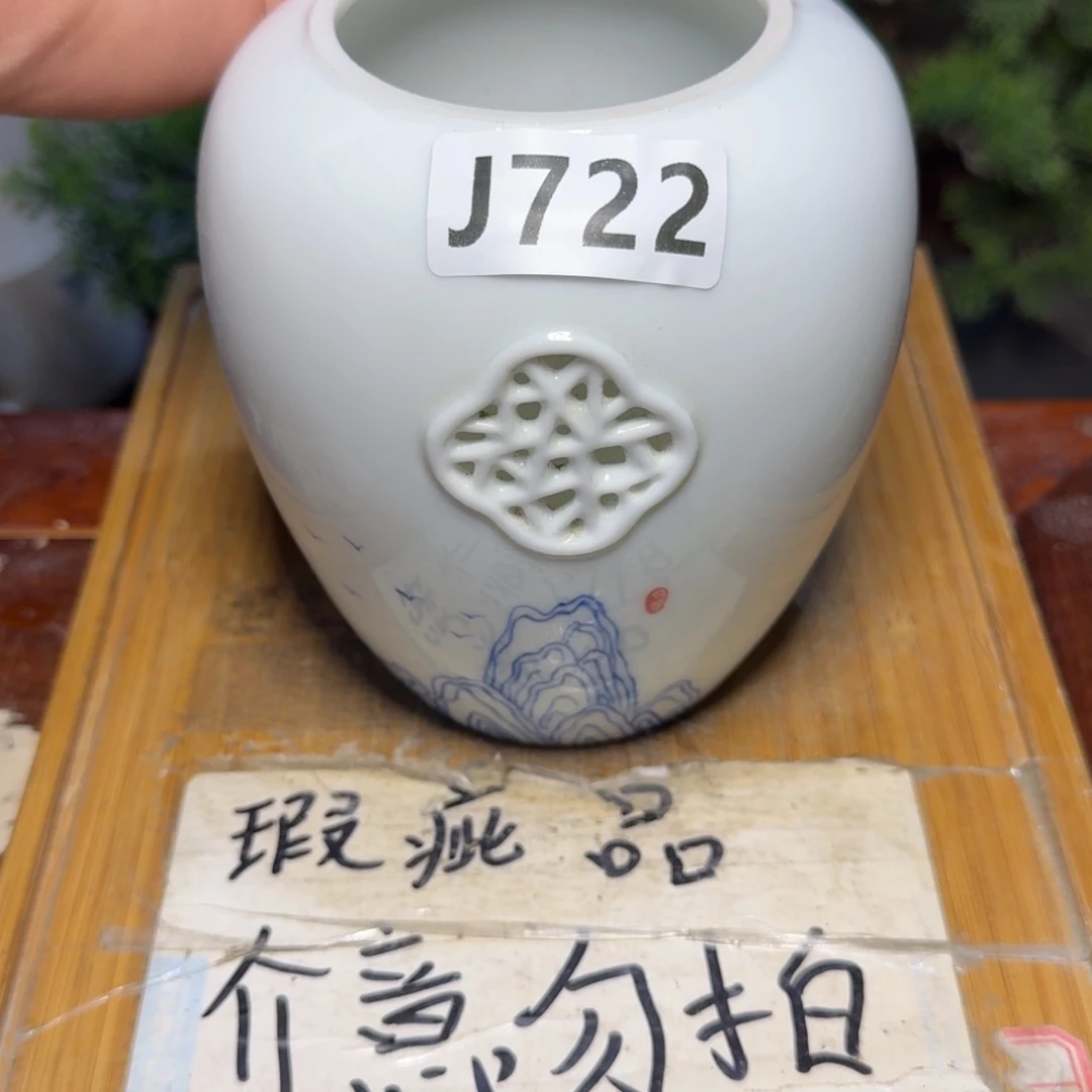 瑕疵介意勿拍陶瓷器皿J710