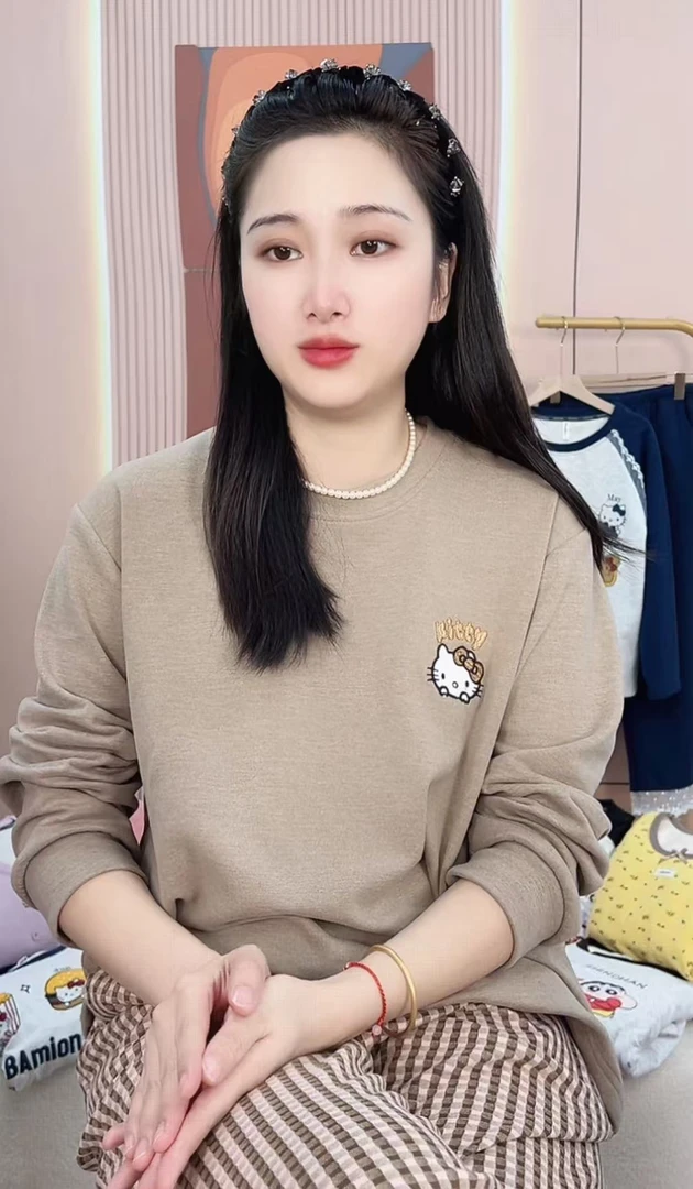 【7号链接】先选编码！后选尺码！品牌长袖长裤绒款 睡衣女套装