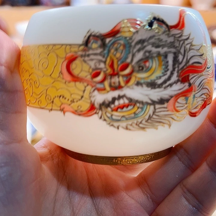 瓷片这个杯主人巴扎份v祝福