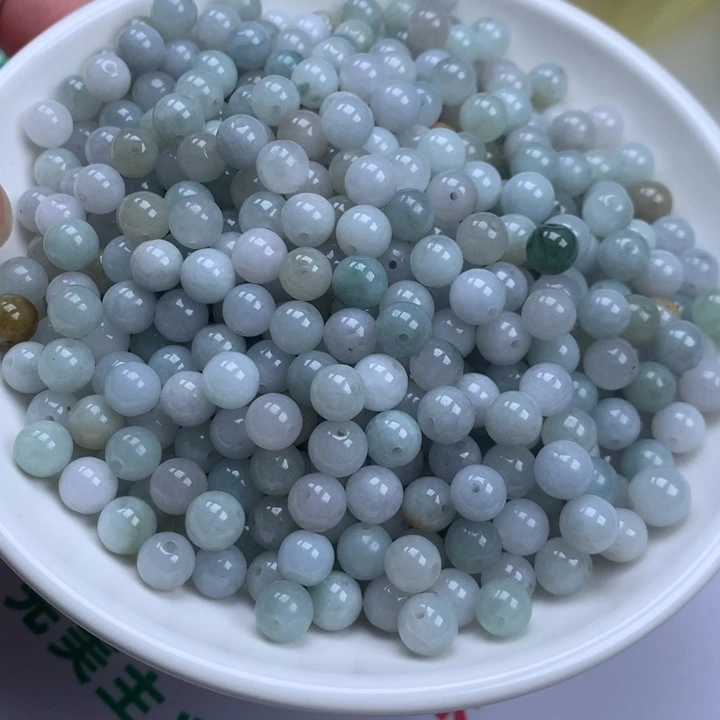 翡翠散珠翡翠100颗50块卡7加