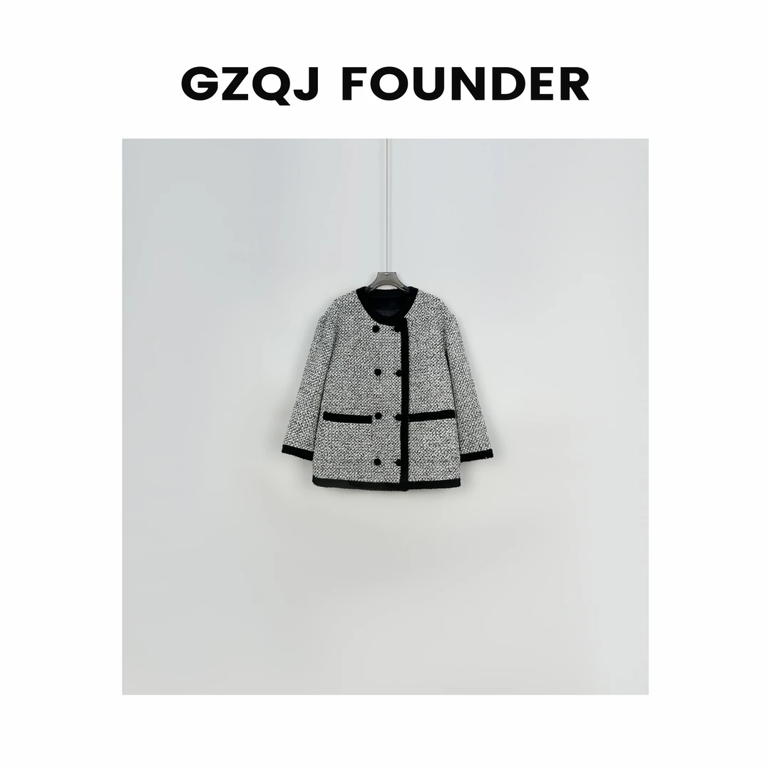 老琴私服【魔仙堡】新款圆领时尚羊毛小香风外套 4814