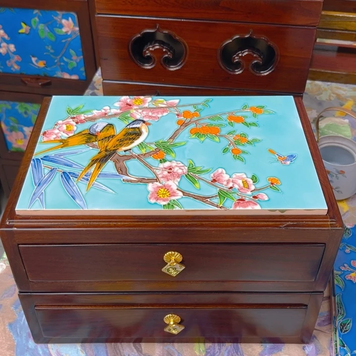 盖子款瓷板画艺术作品