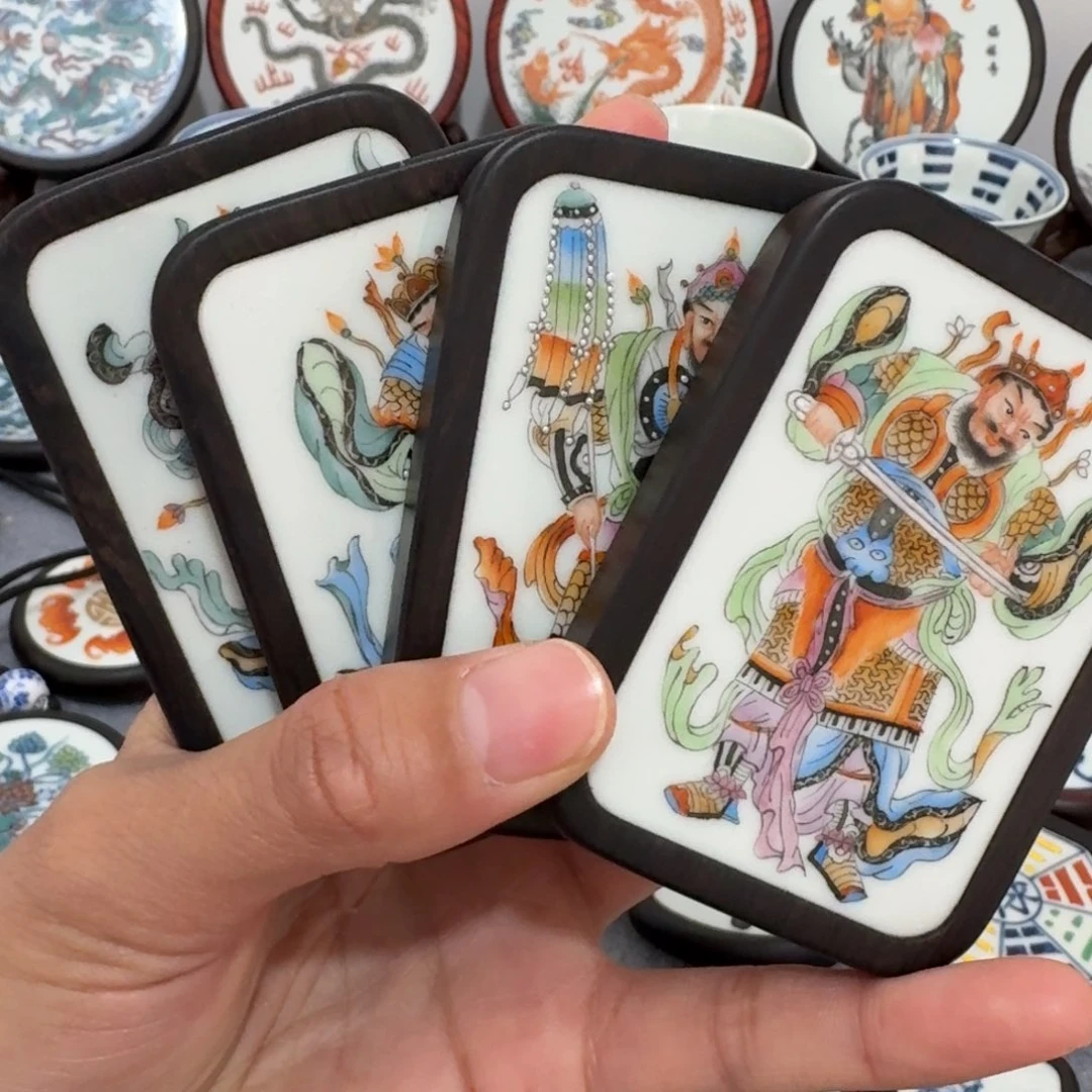 瓷片兵*四大天王一套