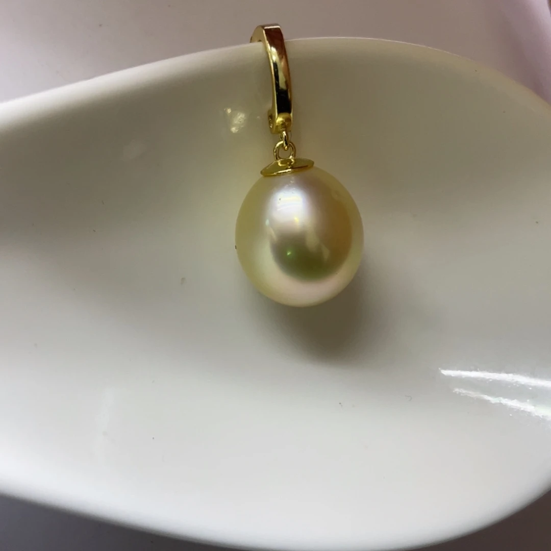 海水珍珠银S925镶嵌颈饰