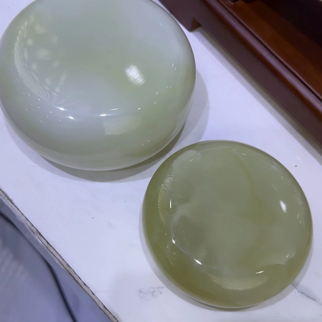 无***️石材圆饼桌面摆件