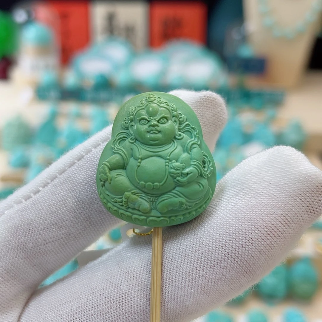 绿松石珠宝奇石未镶嵌