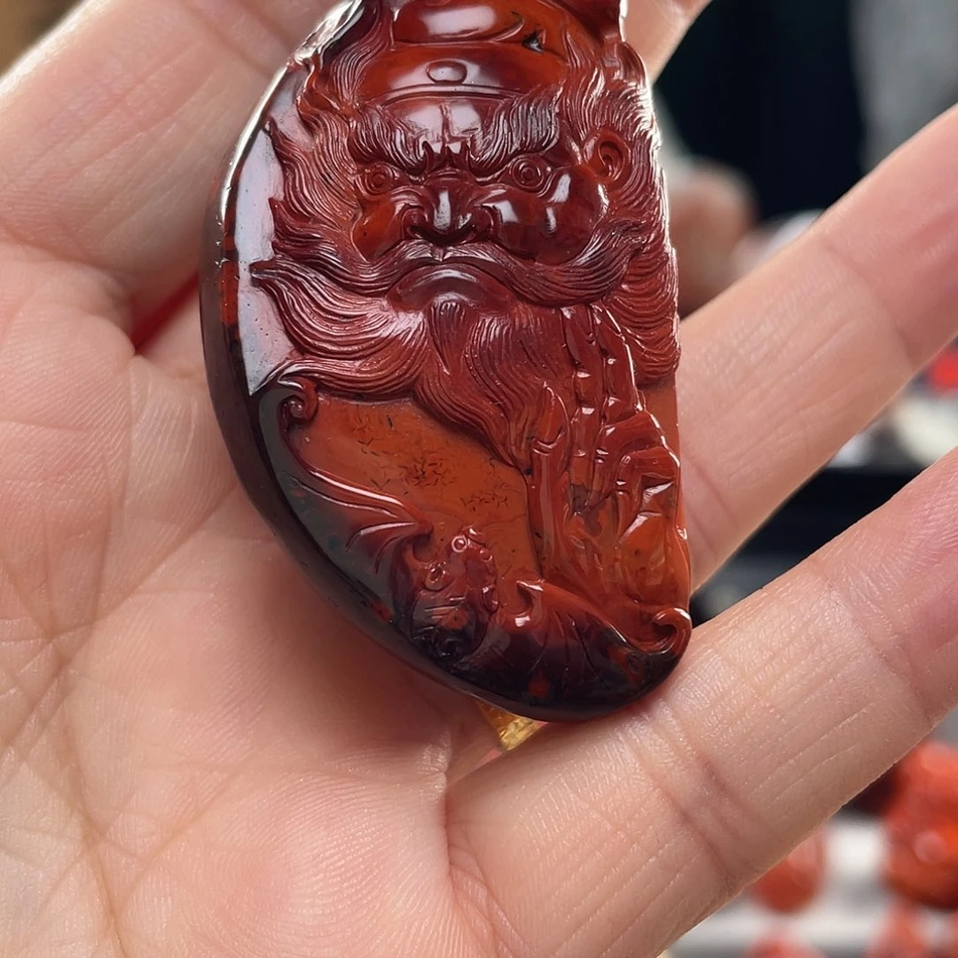 南红玛瑙未镶嵌颈饰