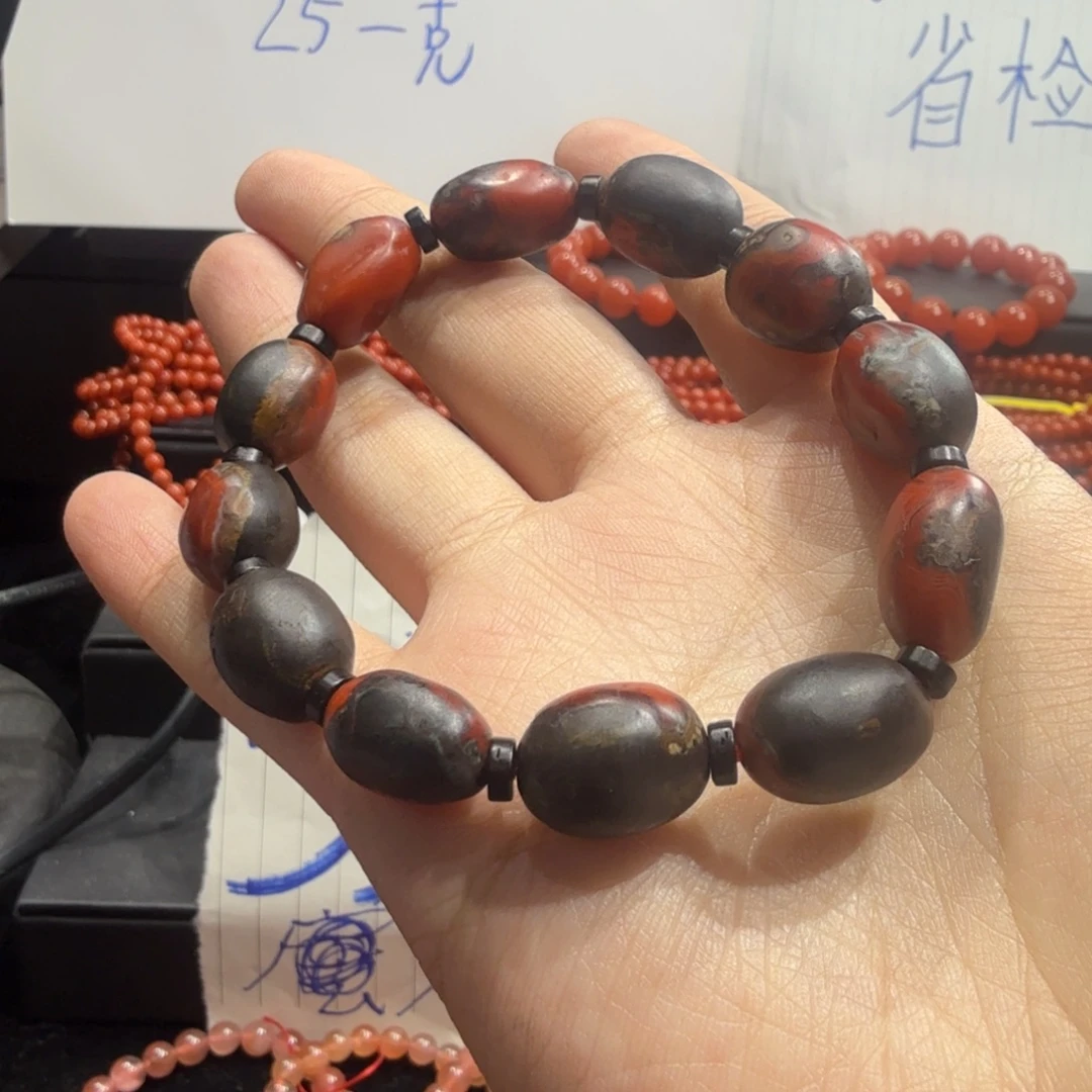 自***⁸南红玛瑙未镶嵌手串