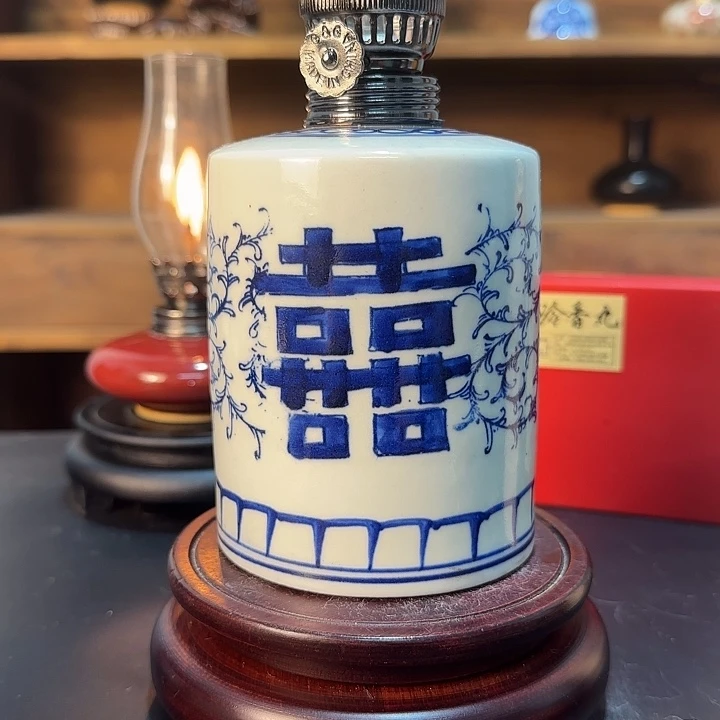 摆件景德镇陶瓷香薰灯