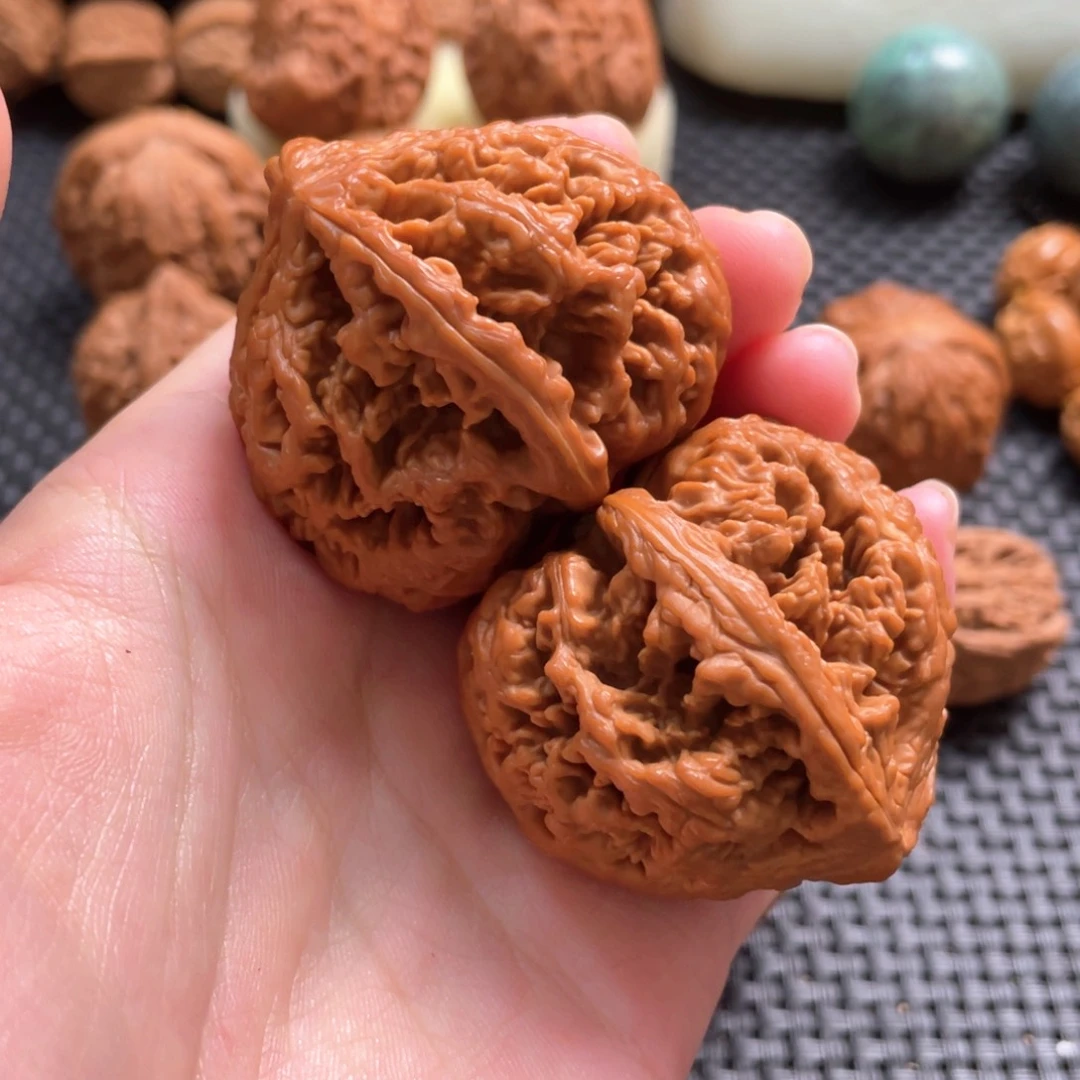 淡***️吊坠文玩核桃粗筋44