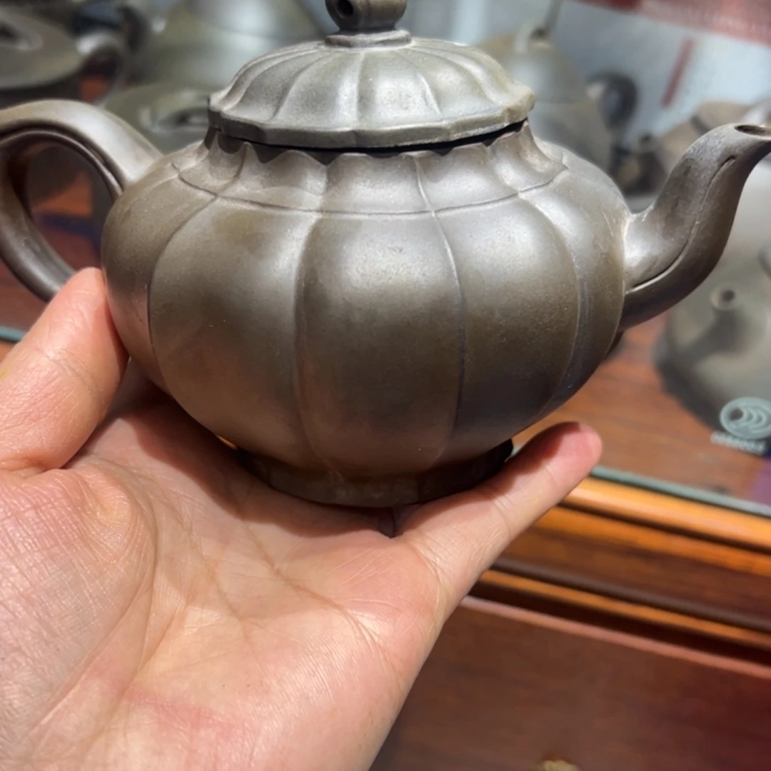 贵台龙窑柴烧茶壶116