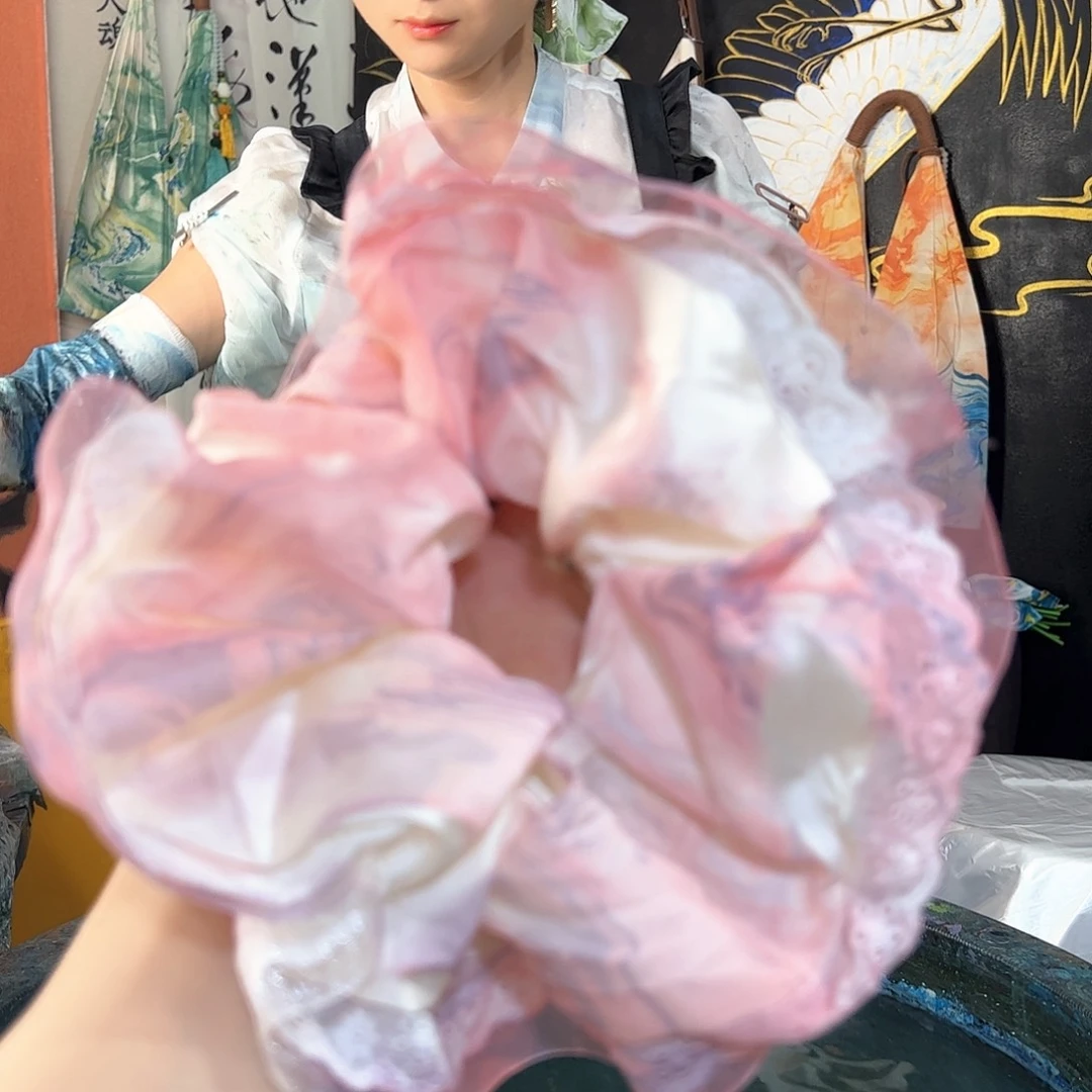 667蕾丝发圈手作饰品