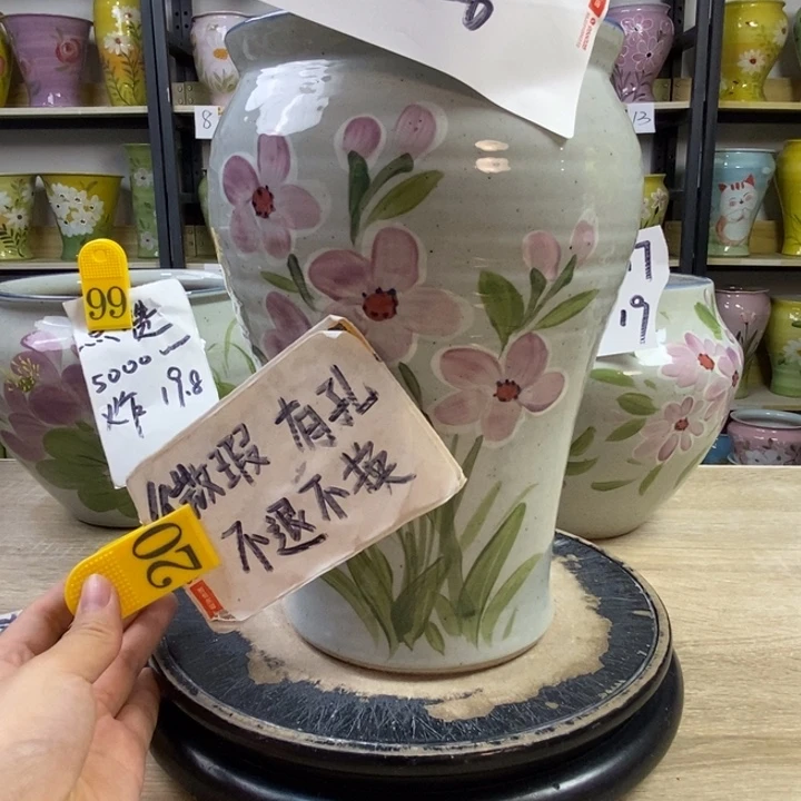 景德镇高温陶瓷花盆