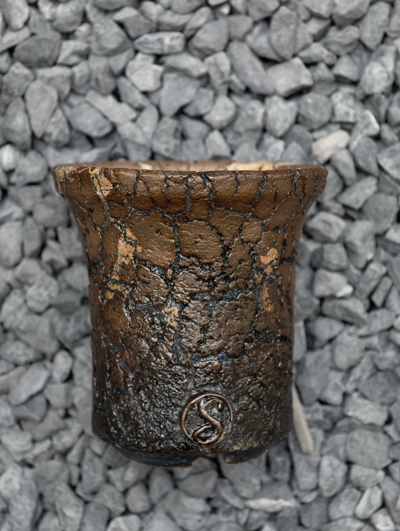 泰国s家熔岩爆裂纹手工花盆002