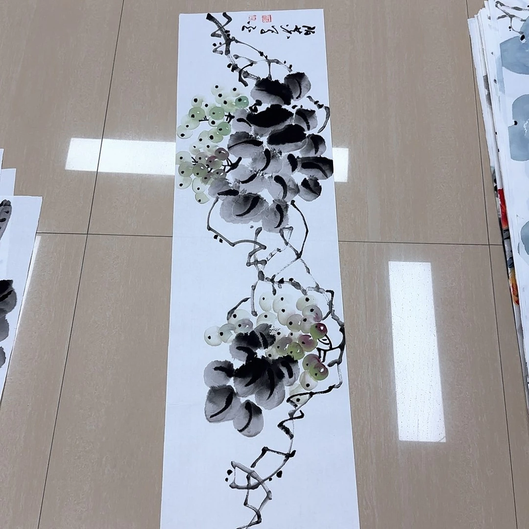 国画国画作品多次