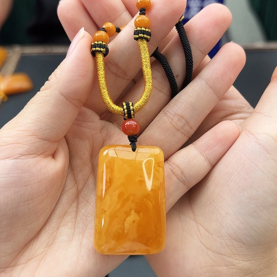 手链琥珀未镶嵌吊坠