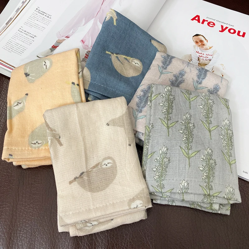 【多功能方巾】带挂绳日式方巾纯棉纱布童巾柔软透气全棉舒适吸水