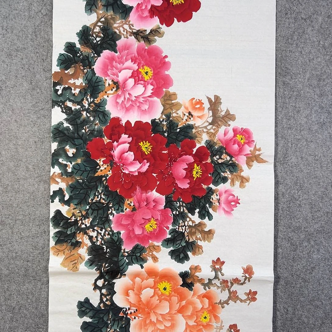 国画638 花鸟在此处飞翔也不太