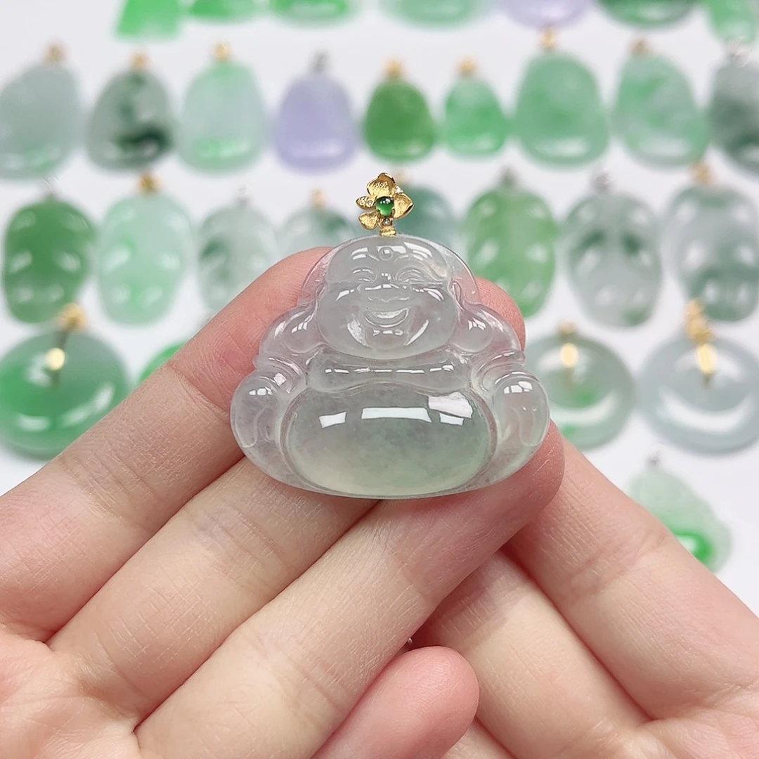 翡翠未镶嵌颈饰全场天然A货翡翠