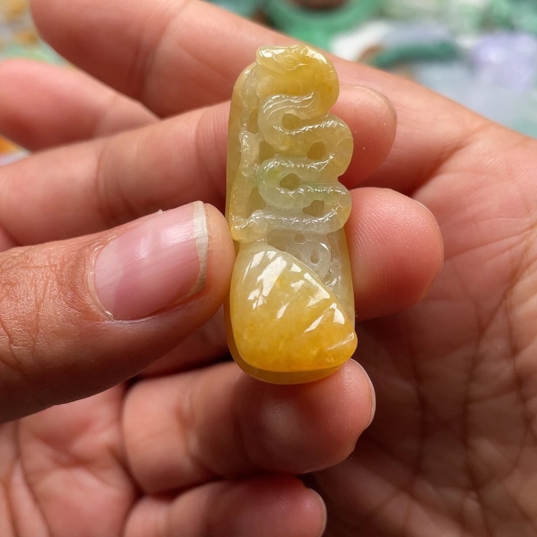 颈饰未镶嵌翡翠翡玉缘翡翠