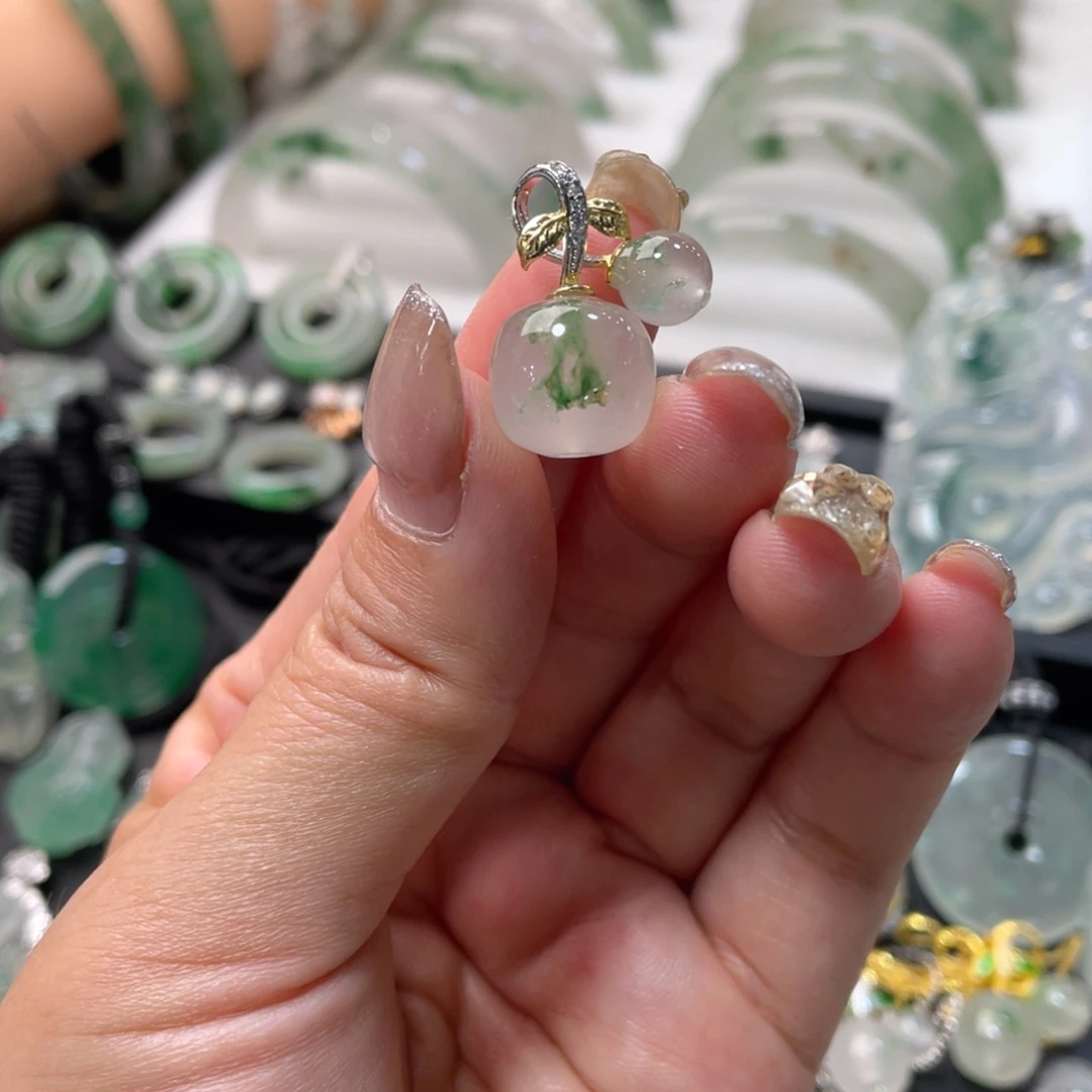 吊坠(不含链)未镶嵌石英质玉