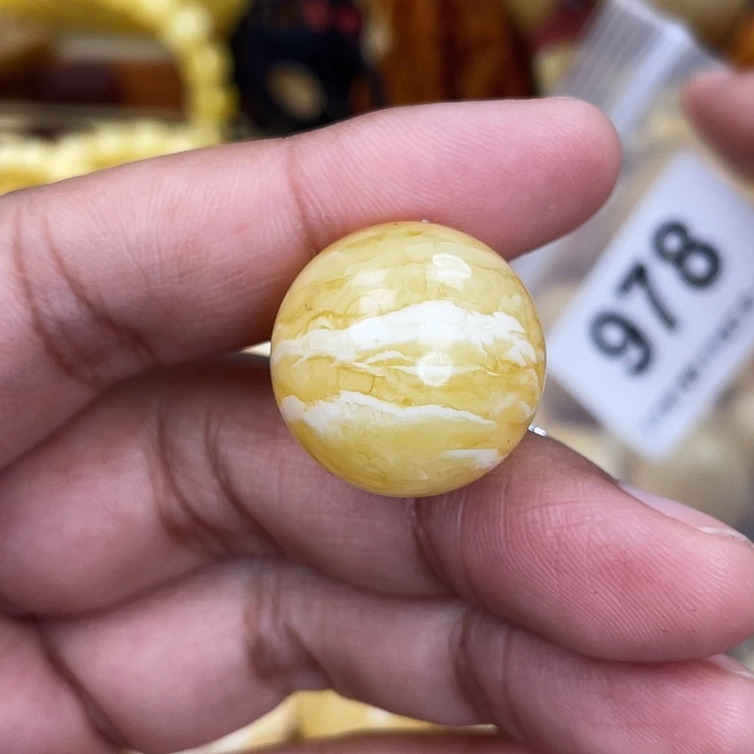 蜜蜡未镶嵌珠宝奇石粉21.3