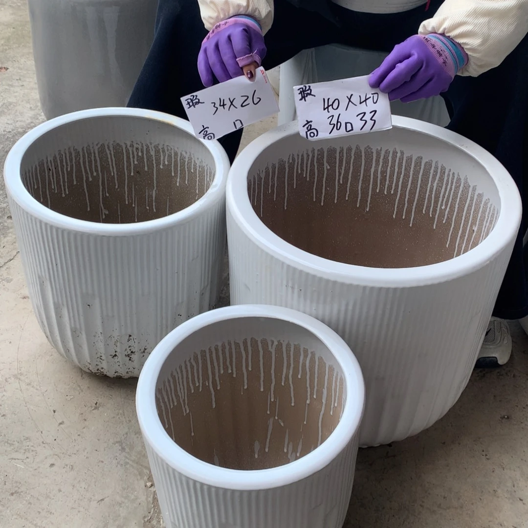 瑕疵高温陶瓷花盆