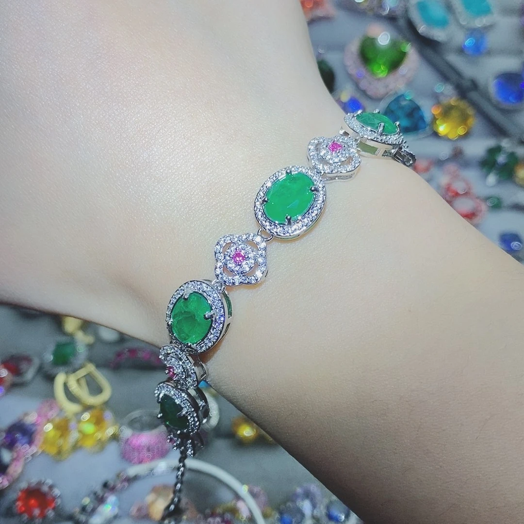 【闪购商品】托帕石耳饰银S925镶嵌