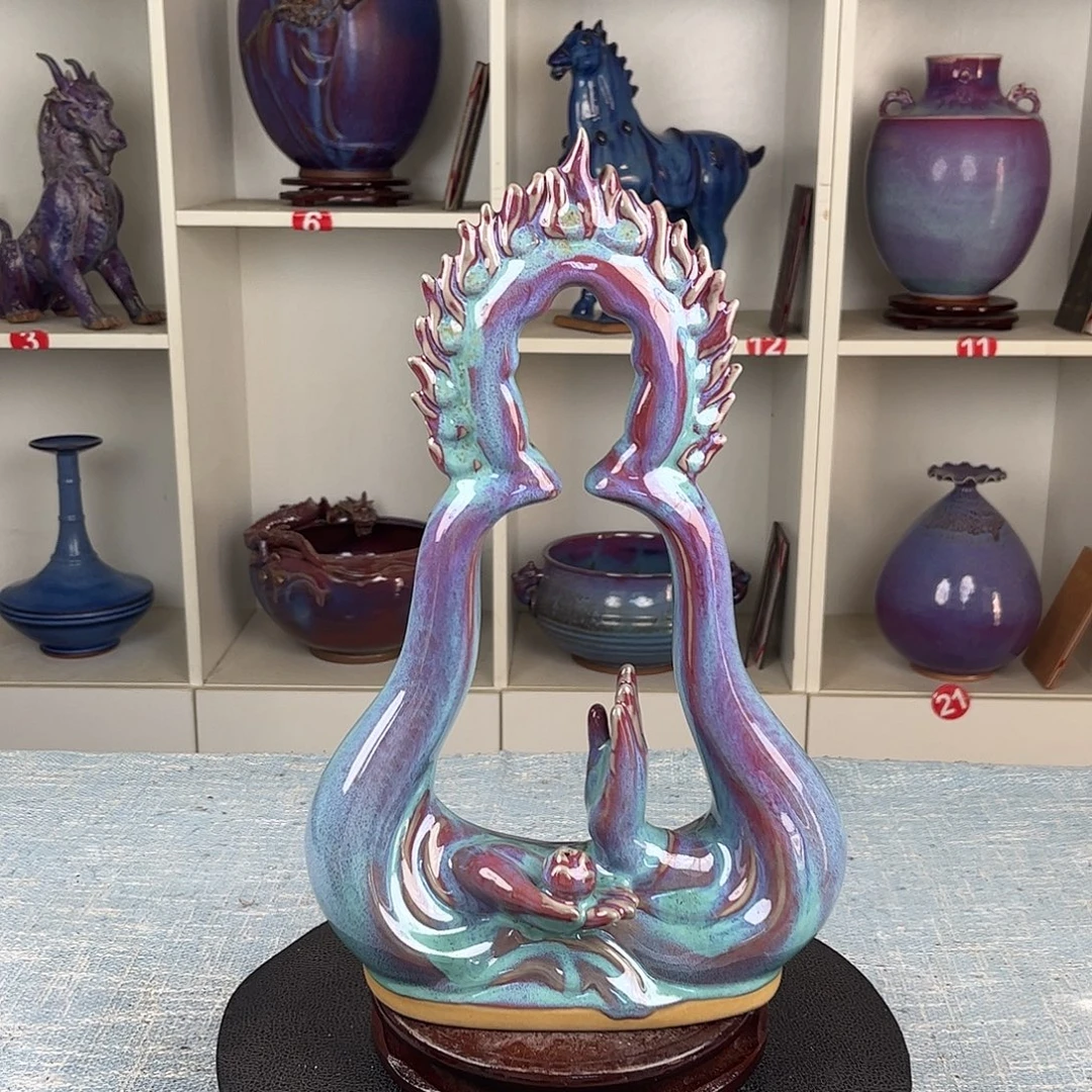 瓷片佛韵莲心珍品收藏