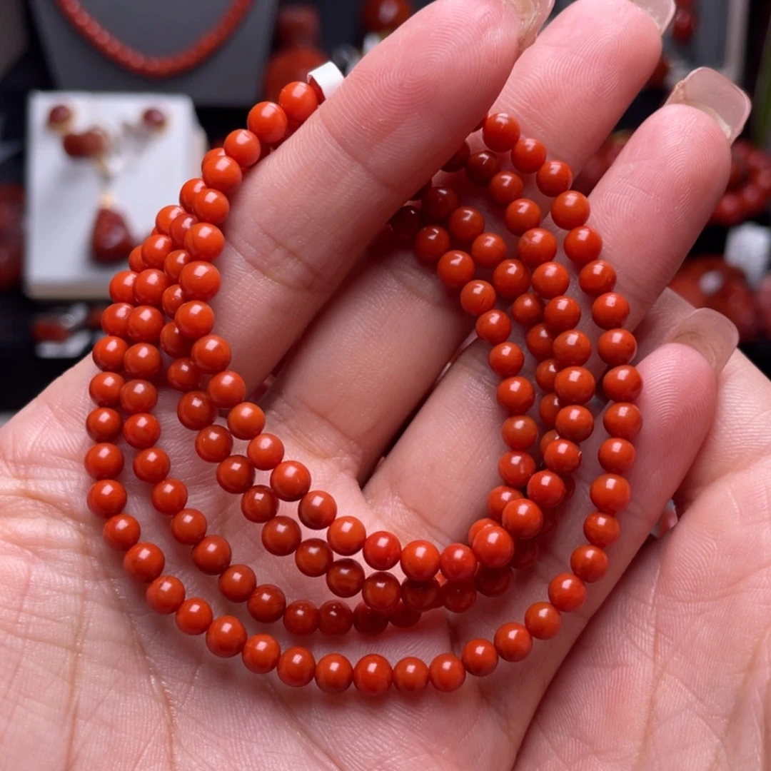 【闪购商品】南红玛瑙4➕保山多圈未镶嵌谁**王