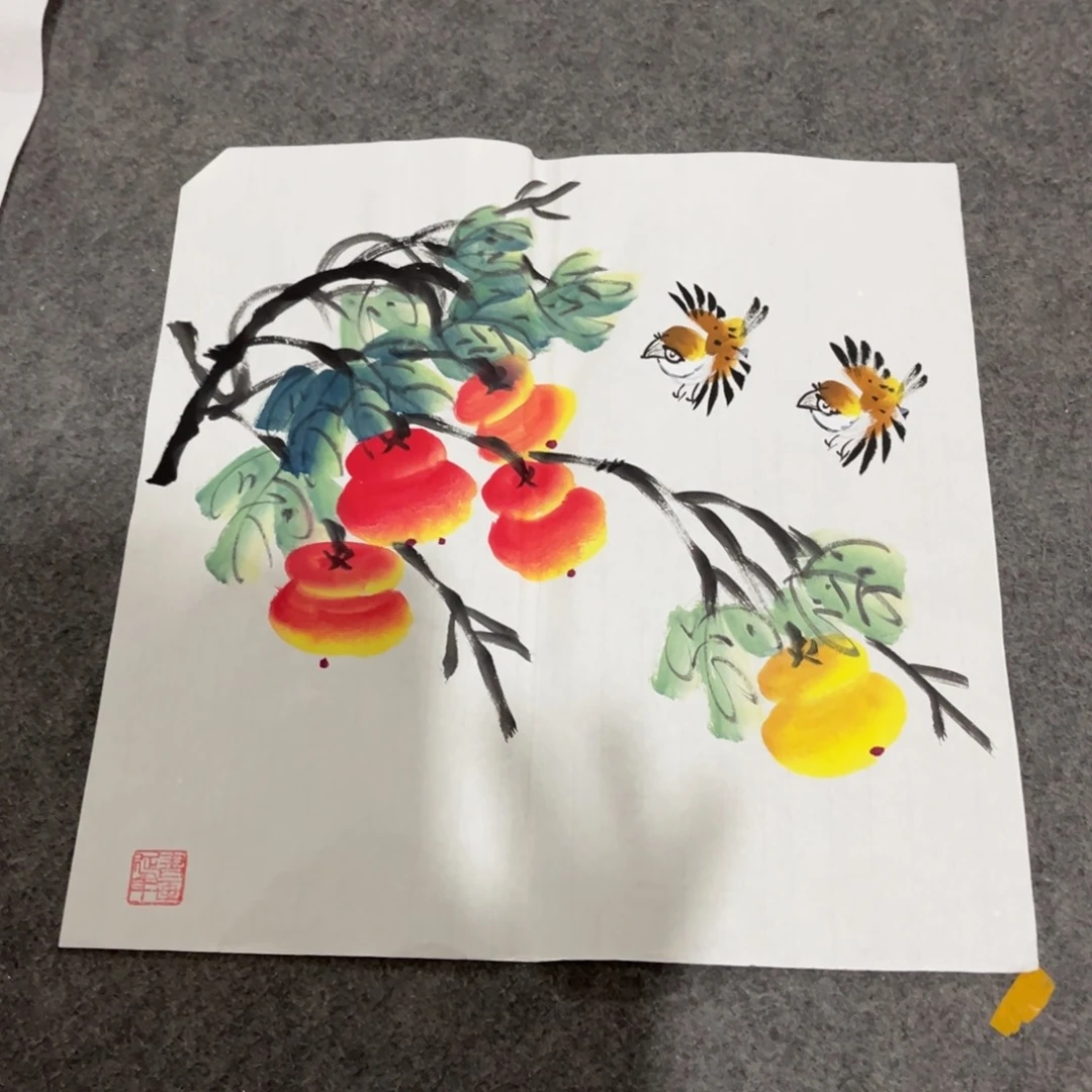 国画书法绘画作品多次艺术画