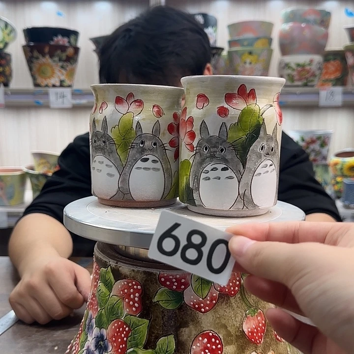 紫砂花盆瑕疵瑕疵680