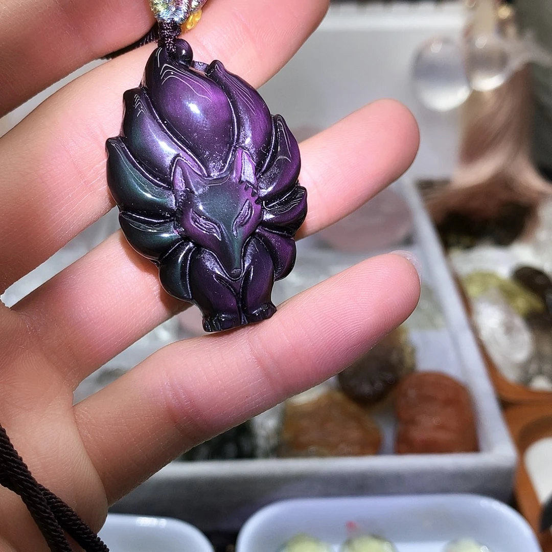 水晶颈饰未镶嵌吊坠