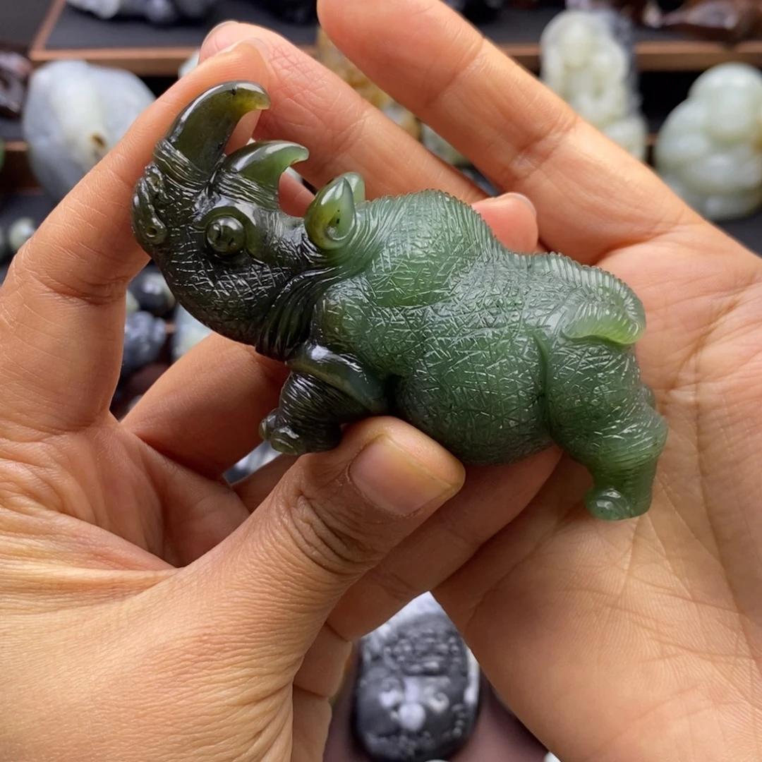 和田玉未镶嵌挂件