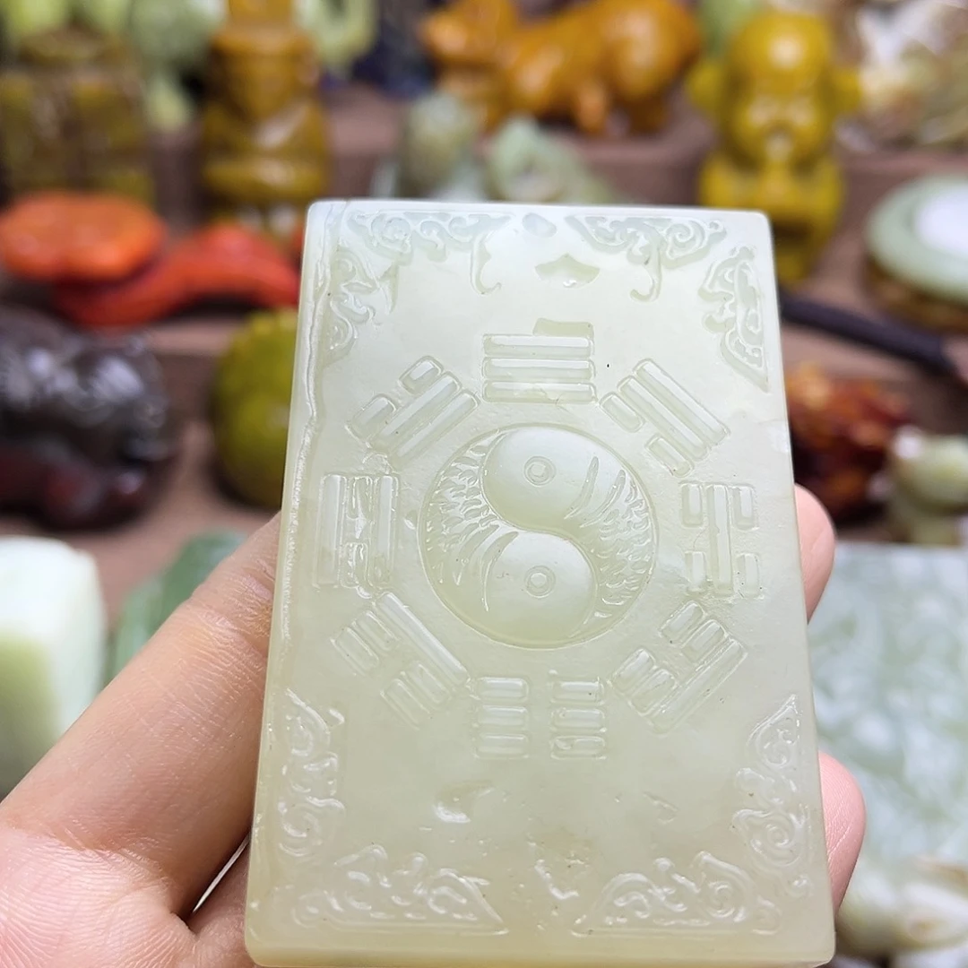 白玉菩提吊坠183。。