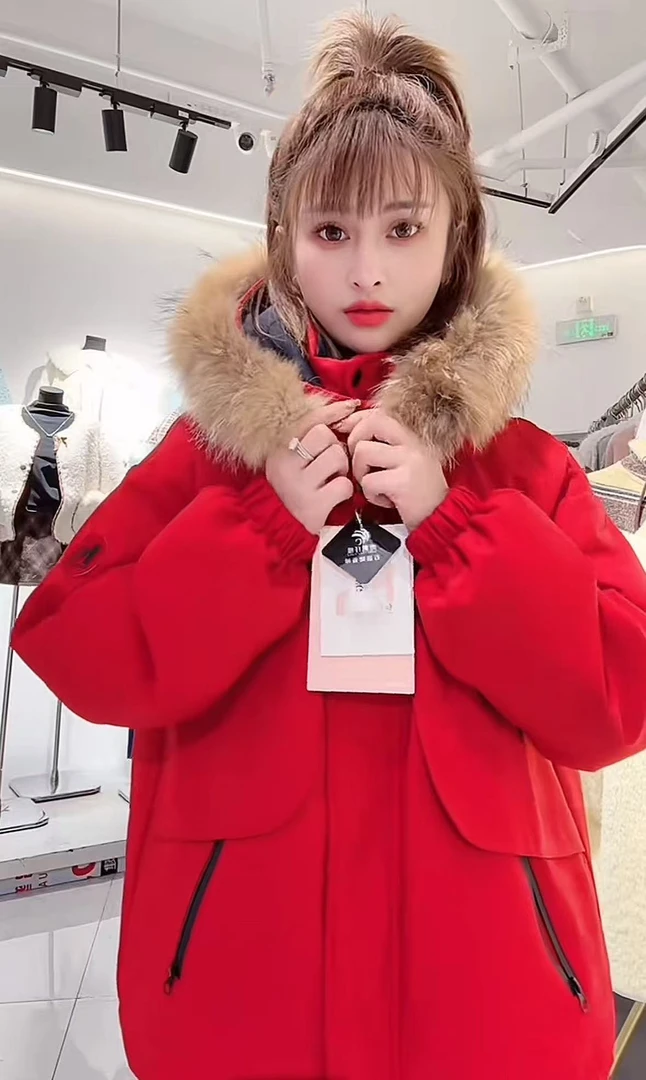 990毛领休闲外套1534厂