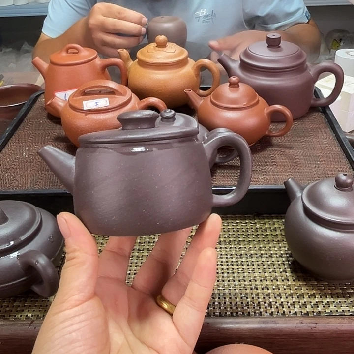 茶壶紫砂台西紫泥170cc