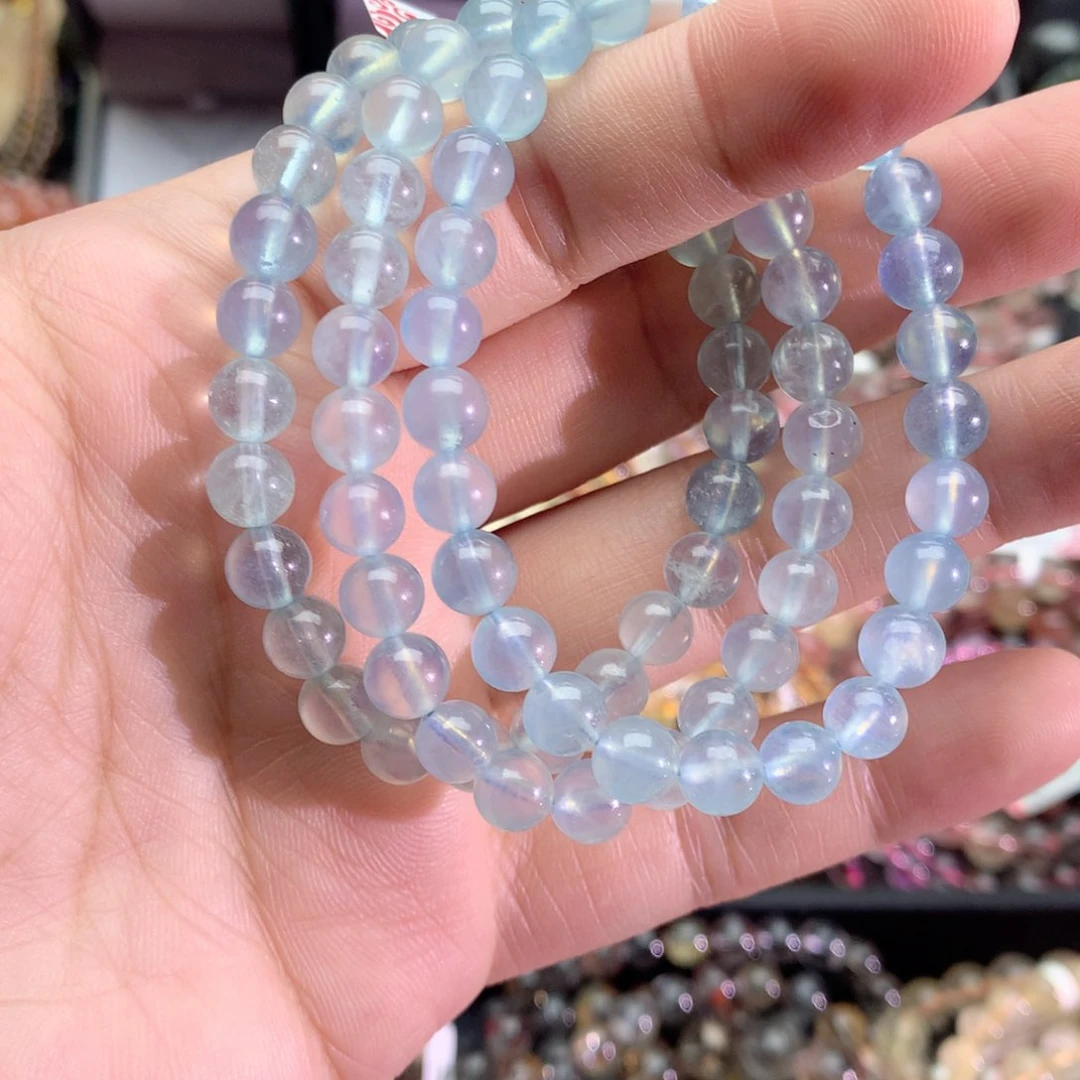 海蓝宝石手串未镶嵌海蓝宝7