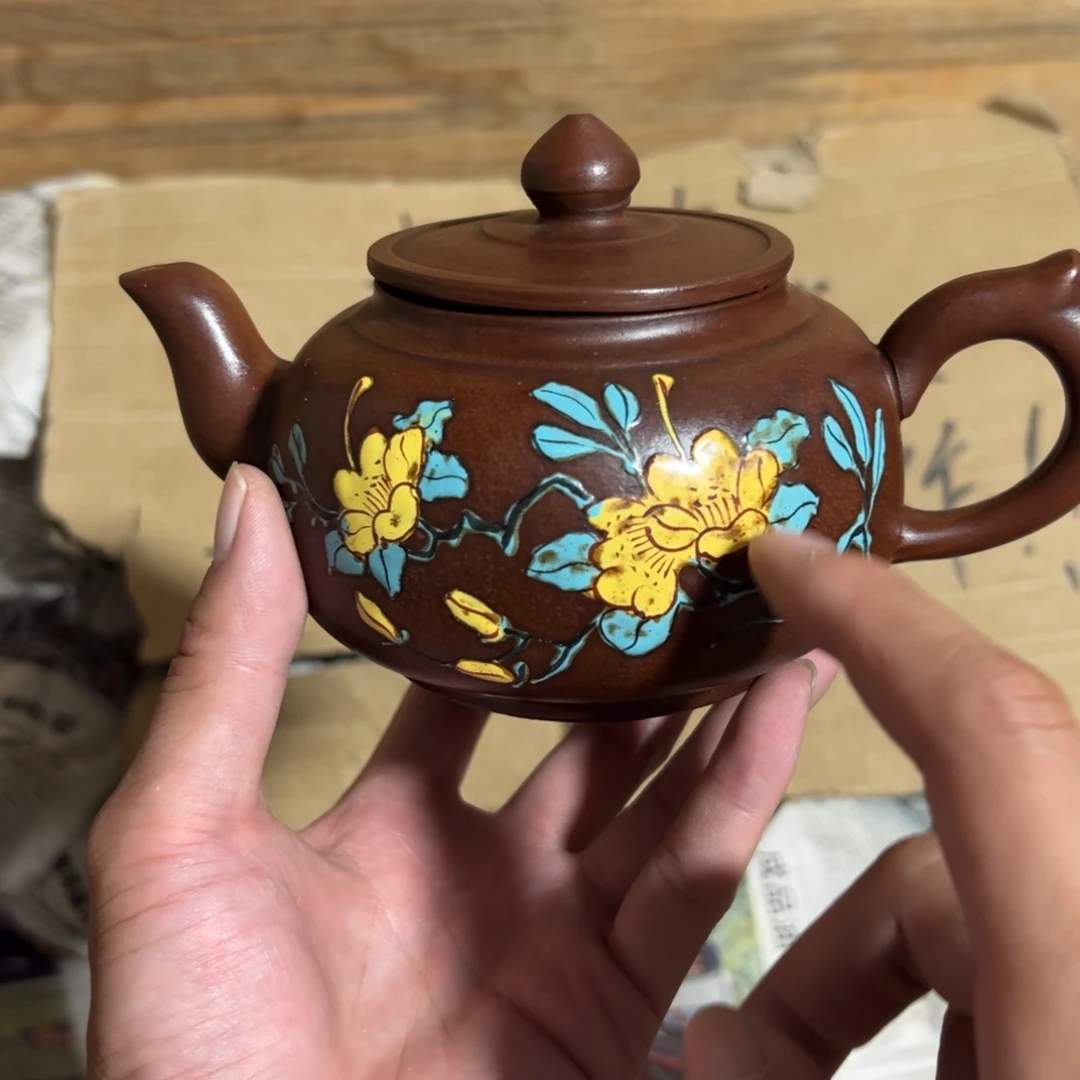 茶壶紫砂老厂紫砂壶一件！
