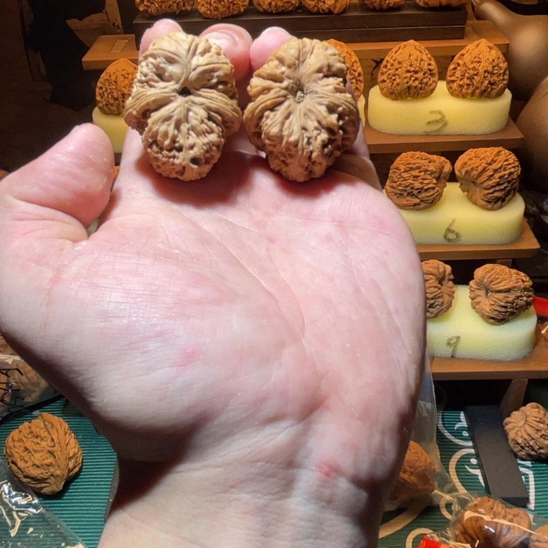 吊坠文玩核桃卧蝉南疆石全品