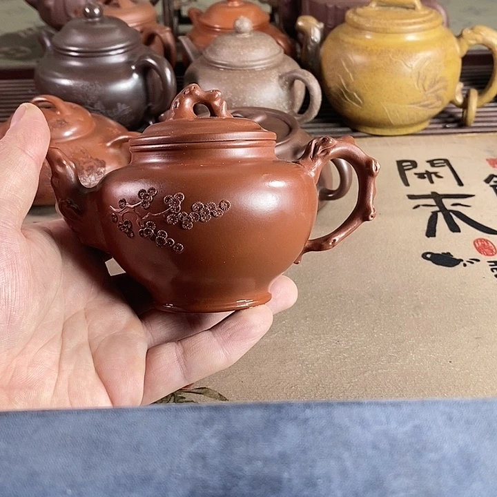 茶壶段泥省*紫砂的正品