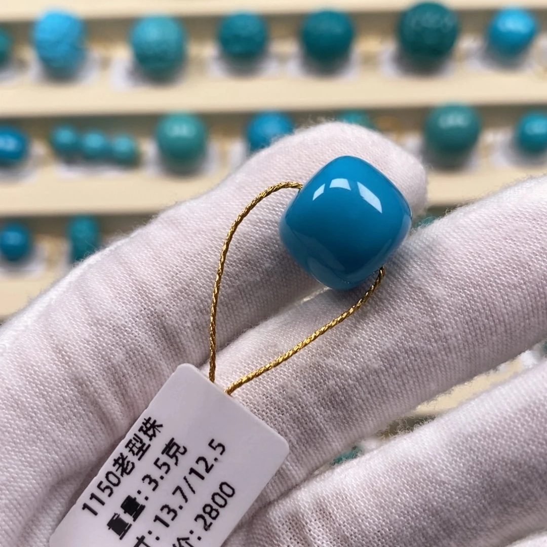 绿松石未镶嵌精品原矿高瓷绿松石