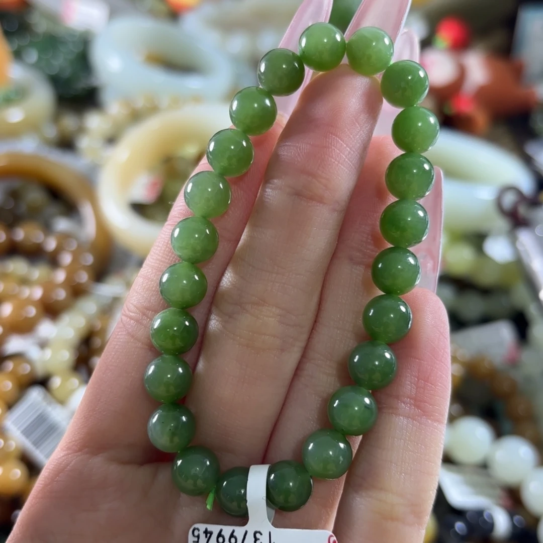 和田玉未镶嵌手链121