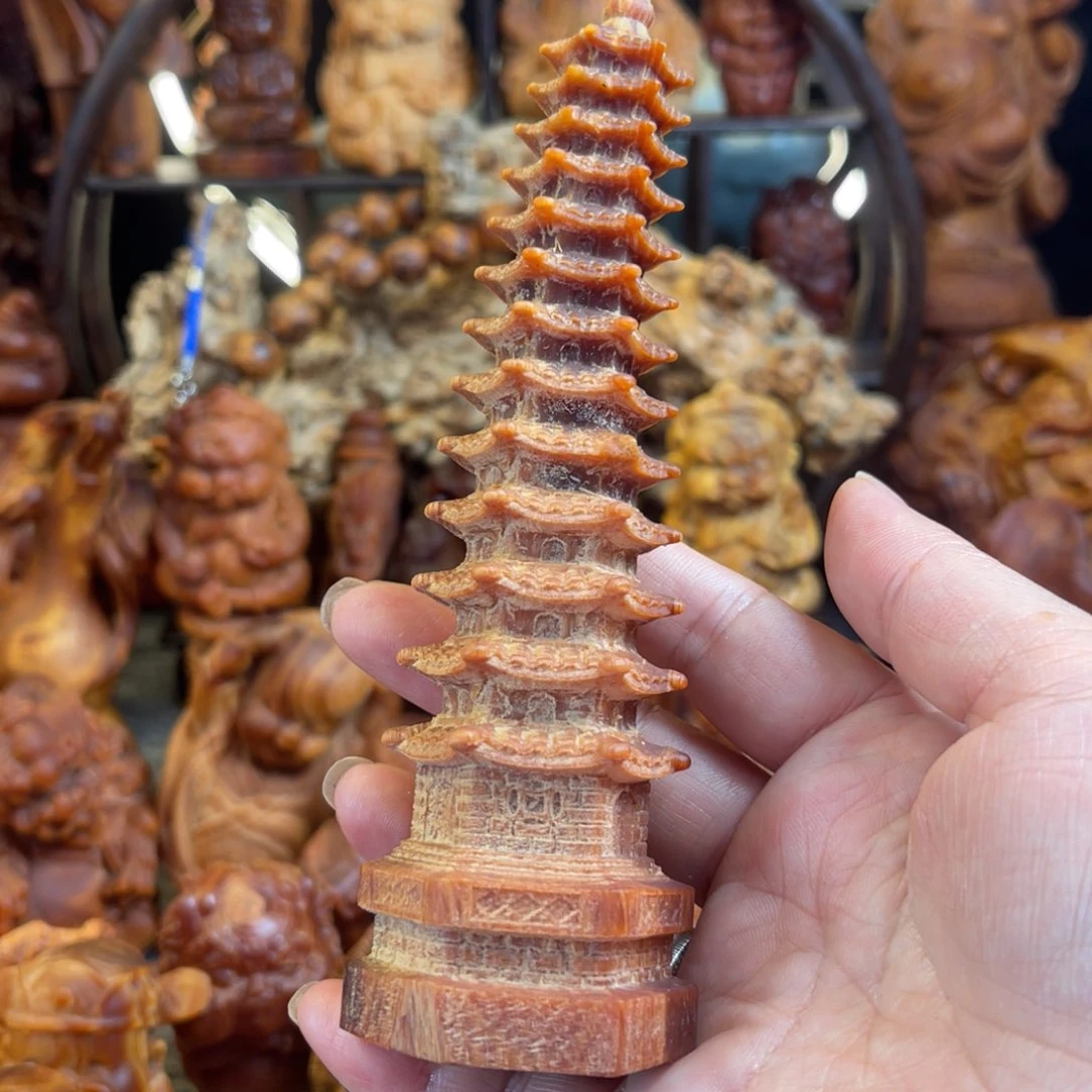 松木（琥珀木）其他瑕文昌塔