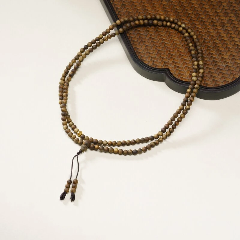 【伽奇】奇楠沉香4mm多圈手串（小）STQYXJ-0001