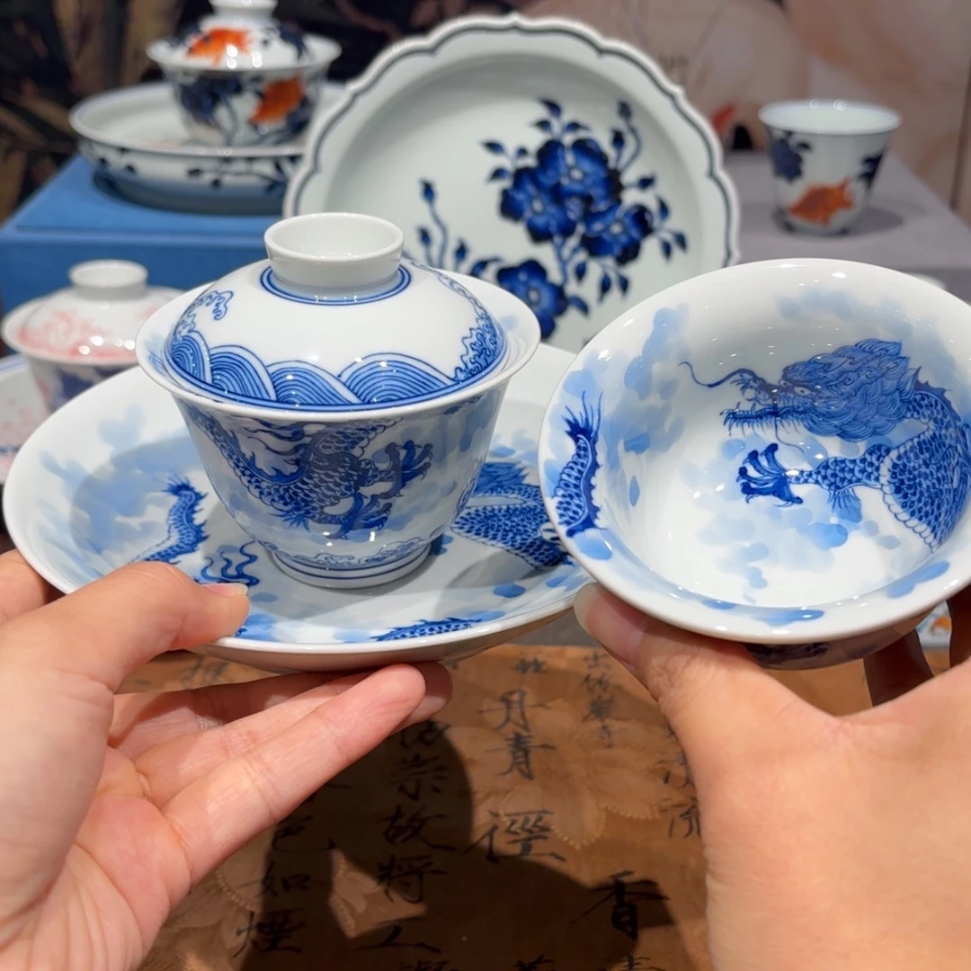 简***～手工手绘陶瓷茶具