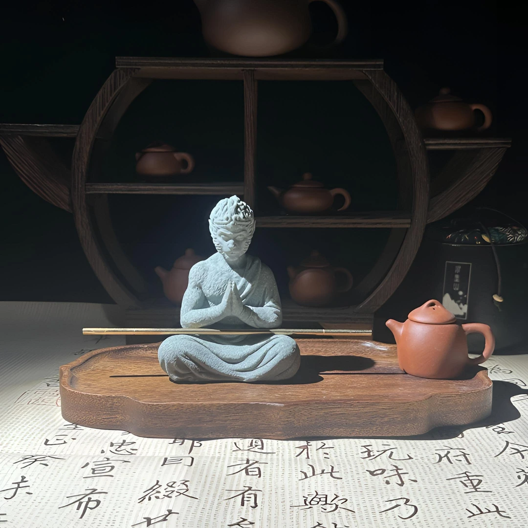 鱼缸沉底黑神话孙悟空游戏同款茶室茶桌斗战胜佛悟空齐天大圣茶宠