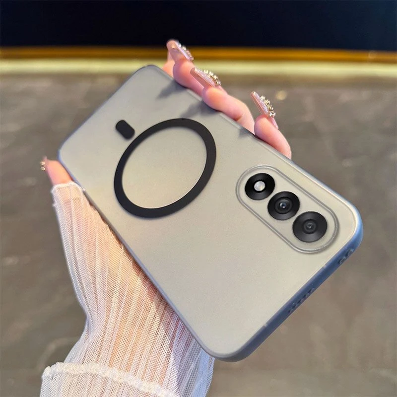 超薄磁吸磨砂适用于一加ace5至尊版手机壳冰雾肤感oneplusACE5PRO