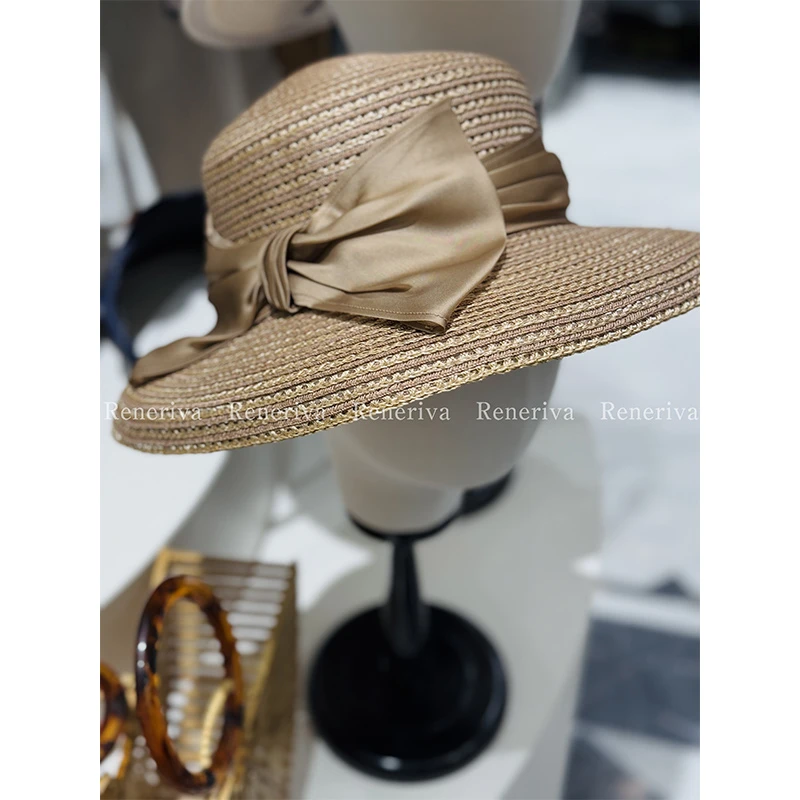 ReneRiva买手店 Riva 法式蝴蝶结遮阳帽